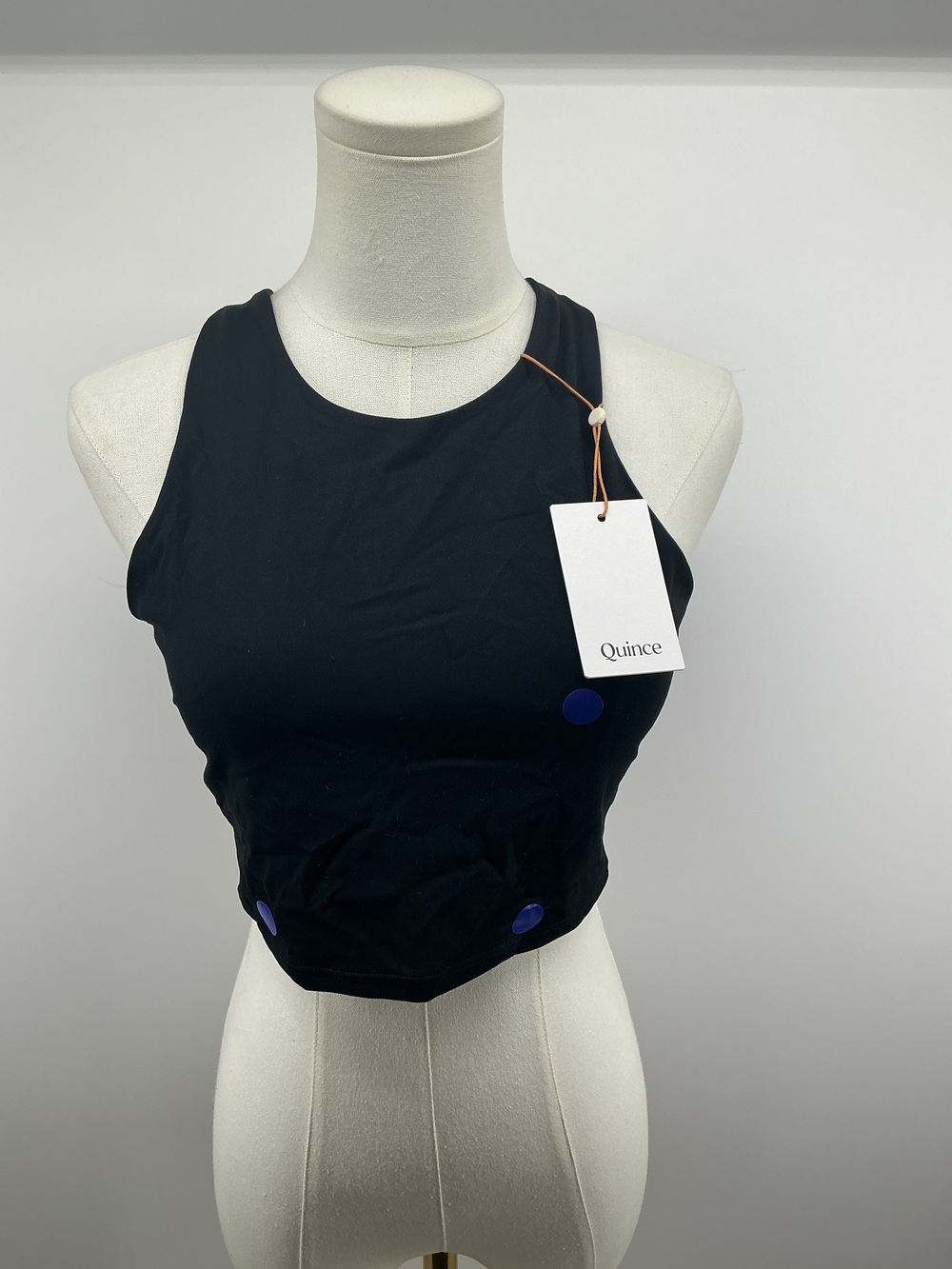 Ultra-Form High-Neck Cropped Tank